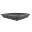 Michael Carr 11.8" Glazed Square Saucer Matte Black — thumbnail 2 of 2
