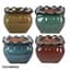 MCarr 4PC 7.5" Self Water Scallop Pot Mixed Asst — thumbnail 2 of 2