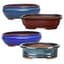 MCarr 4PC 12" Bonsai Planter Set Mixed Colors — thumbnail 2 of 2