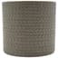 MCarr 5.1"x5.1"x4.7" Ceramic Pot with Glossy Glaze Grey — thumbnail 2 of 2