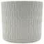 MCarr 5.39"x5.39"x4.72" Ceramic Pot with Glossy Glaze Finish Off White — thumbnail 2 of 2