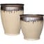 MCarr 30pc Ribbed Planter Pallet Gold Yellow Cream — thumbnail 2 of 2