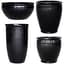 MCarr 26pc Glazed Mixed Planter Pallet Assortment Glossy Black — thumbnail 2 of 2