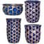 MCarr 26pc Glazed Hourglass Smooth Planter Pallet Assortment Antique Admiral Blue — thumbnail 2 of 2