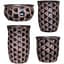 MCarr 26pc Glazed Hourglass Smooth Planter Pallet Assortment Antique Glossy Black — thumbnail 2 of 2