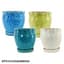 MCarr 8PC Hammered Cache Pot Set Mix Colors W/Sau} — thumbnail 2 of 2