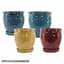 MCarr 8PC Hammered Pot W/Saucer Set Mix Colors — thumbnail 2 of 2