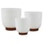 MCarr 16pc 7" Medium Planter Set White — thumbnail 2 of 2