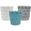MCarr 8pc 7.1" Scallop Dimple Planter Asst Mixed Colors — thumbnail 2 of 2