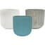 MCarr 8pc 7.2" Scraped Planter Set Asst Colors — thumbnail 2 of 2