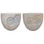 MCarr 24pc Light Cement Floral Mosaic Planter Pallet — thumbnail 2 of 2