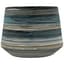 MCarr 6.1"x6.1"x4.6" Ceramic Pot Matte Multi Blue Colors — thumbnail 2 of 2