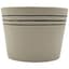 MCarr 6.3"x6.3"x4.7" Ceramic Pot Cream with Black Stripes — thumbnail 2 of 2