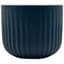 MCarr 6"x6"x5" Ceramic Pot Ribbed Matte Dark Blue — thumbnail 2 of 2