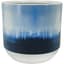 Mcarr 6.5"x6.5"x6" Ceramic Pot Glossy Glaze Blue Water Color Look — thumbnail 2 of 2