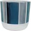 Mcarr 6"x6"x5.5" Ceramic Pot Glossy Glaze Blue/Grey/Teal — thumbnail 2 of 2