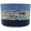 MCarr 6.5"x6.5"x4.6" Ceramic Pot with Glossy Glaze Finish Blue Colors — thumbnail 2 of 2