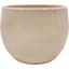 Mcarr 4.8"x4.8"x3.9" Ceramic Pot Glossy Glaze Beige — thumbnail 2 of 2