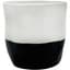 Mcarr 5"x5"x5" Ceramic Pot Glossy Glaze White and Black — thumbnail 2 of 2