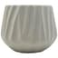 MCarr 5.51"x5.51"x4.33" Ceramic Pot Matte White — thumbnail 2 of 2