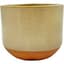 Mcarr 5.9"x5.9"x5" Ceramic Pot Glossy Glaze Brown with Orange Bottom — thumbnail 2 of 2