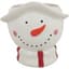 Mcarr 7.5"x7"X7" Ceramic Pot Glossy Glaze Snowman Figure — thumbnail 2 of 2