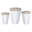 MCarr 15pc Tall Smooth Planter Pallet Volcanic White — thumbnail 2 of 2