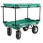 Millside 20"x38" Plastic Double Deck Cart w/ Flat Free Tires — thumbnail 2 of 2