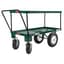 Millside 24x48" Metal Double Deck 4-Wheel Cart Flat Free Tires (In 2 Boxes) — thumbnail 2 of 2