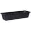 Novelty 24" Polypro Flower Box Planter Black — thumbnail 2 of 2