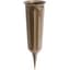 Novelty 3" Memorial Vase Fluted Round Bottom Bronze — thumbnail 2 of 2