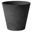 StoneArt 6" Round Napa Planter Black — thumbnail 2 of 2