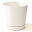 Majestic 14" Cylind Pot White Full Depth Glossy — thumbnail 2 of 2