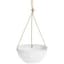 ArtStone 12" Napa Hanging Bowl with Rope White — thumbnail 2 of 2
