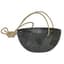 ArtStone 12" Napa Hanging Bowl with Rope Black — thumbnail 2 of 2