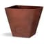 StoneArt Ella 6" Square Planter Rust — thumbnail 2 of 2