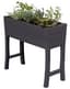 NuVue 35.5"x15"x32" Gray Elevated Garden Box — thumbnail 2 of 2