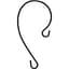 Natures Way 9in Metal Decorative Hook Black — thumbnail 2 of 2