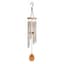 Panacea 36" Wood/ Aluminum Wind Chime Silver — thumbnail 2 of 2