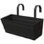 Panacea 16" Over the Rail Metal Planter Matte Black — thumbnail 2 of 2