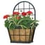 Panacea 19.5" Modern Farmhouse Wall Planter Black — thumbnail 2 of 2