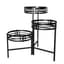Panacea 20" Mission 3 Tier Folding Plant Stand Black — thumbnail 2 of 2