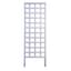 Panacea 72"H x 22"W Wood Square Framed Trellis White — thumbnail 2 of 2