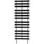Panacea 72" Contemporary Wood Trellis Charcoal Black — thumbnail 2 of 2
