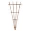 Panacea 72" Wood Fan Trellis Brown — thumbnail 2 of 2
