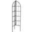 Panacea 64" Modern Farmhouse Folding 3- Panel Garden Obelisk/Trellis with copper Accent Ball — thumbnail 2 of 2