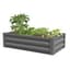 Panacea 47x26x12H Raised Ground Planter Iron — thumbnail 2 of 2