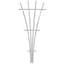 Panacea 48" White Wood Fan Trellis — thumbnail 2 of 2