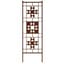 Panacea 72" Rustic Trellis Quilt Motif Rust — thumbnail 2 of 2