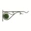 Panacea 15" Forged Stained Glass Plant Bracket — thumbnail 2 of 2